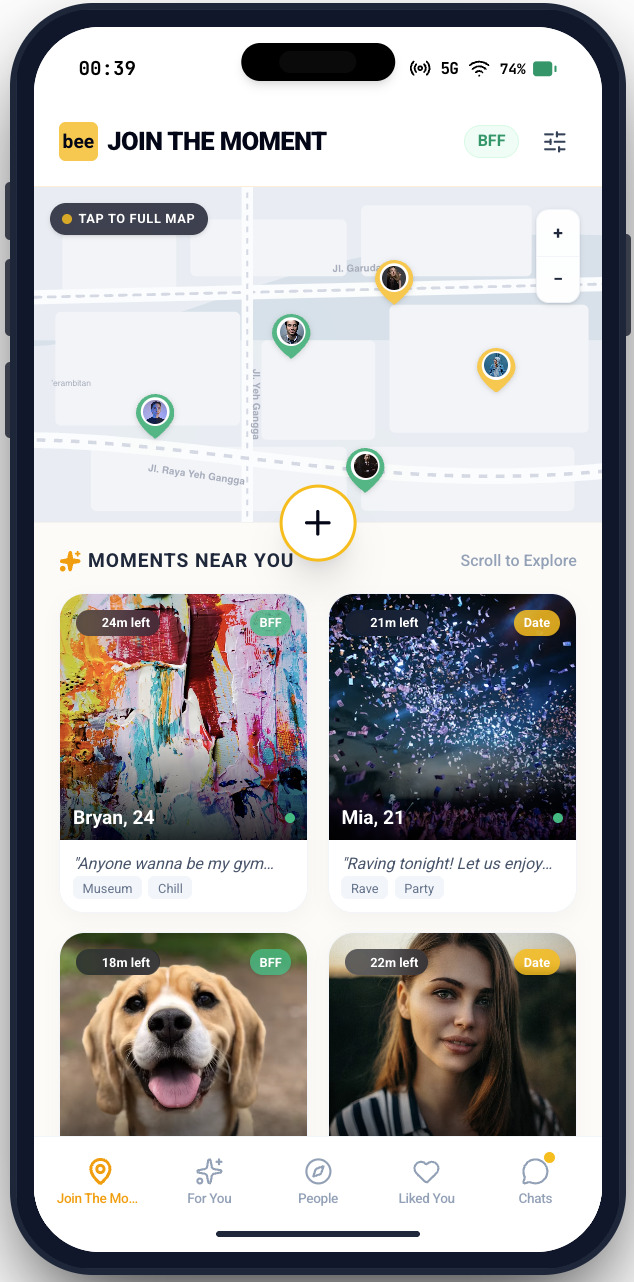 Join The Moment - gallery view