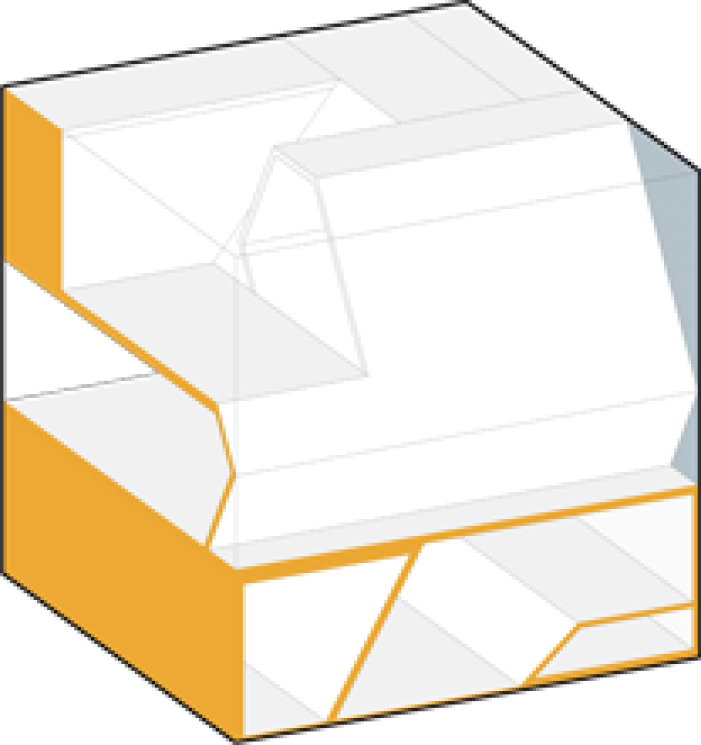Unit - orange curved