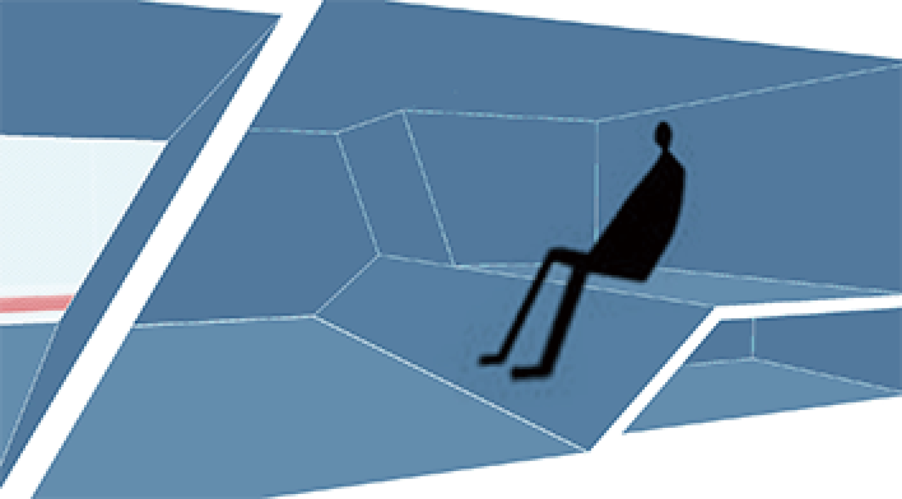 Interior - blue angular