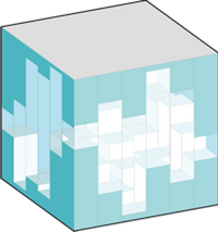 Unit - teal cube