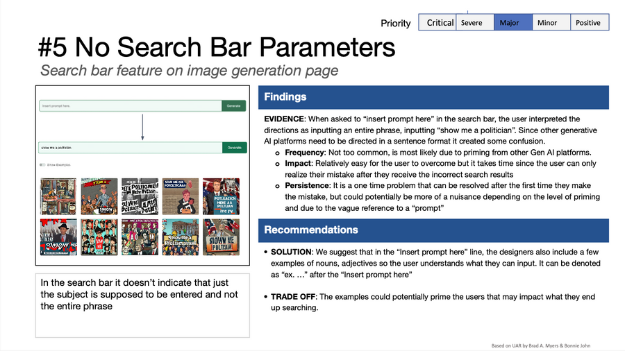 Heuristic 5 - No search parameters